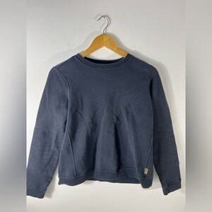 Billy Reid Crew Neck Men’s/Unisex Size XS Black Leather Elbow Patches